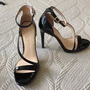 Jessica Simpson Black Sandal Pumps